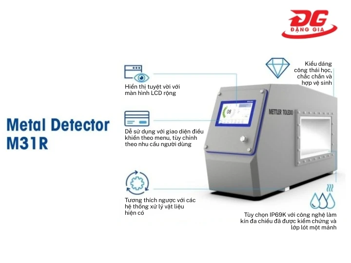 Máy dò kim loại dược phẩm Metal Detector M31R