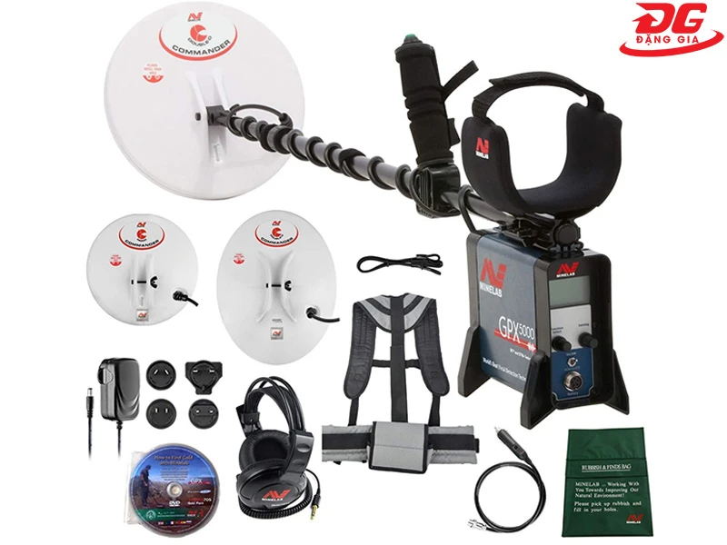 Trọn bộ sản phẩm máy dò vàng GPX 5000