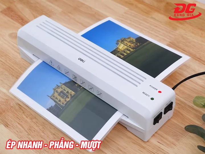 Máy ép plastic Deli ép siêu nhanh