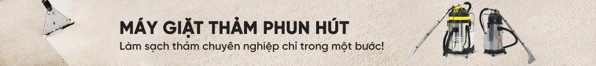 banner máy giặt thảm