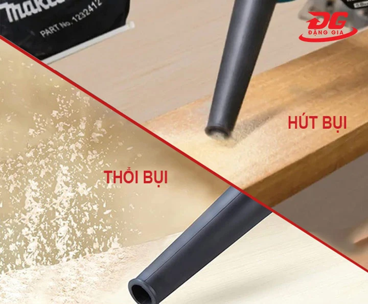 Hút - thổi bụi mạnh mẽ