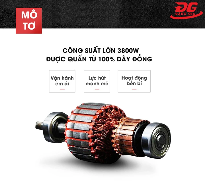 Máy hút bụi công nghiệp công suất lớn TopClean 380T