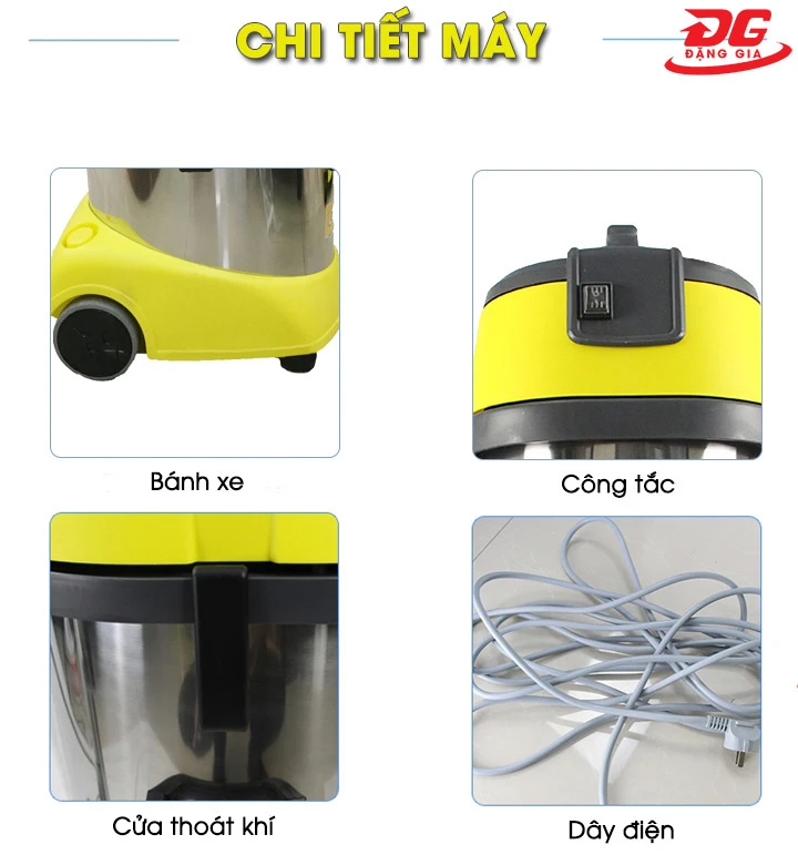 Máy hút bụi công nghiệp loại nhỏ Supper Clean CH30H chính hãng