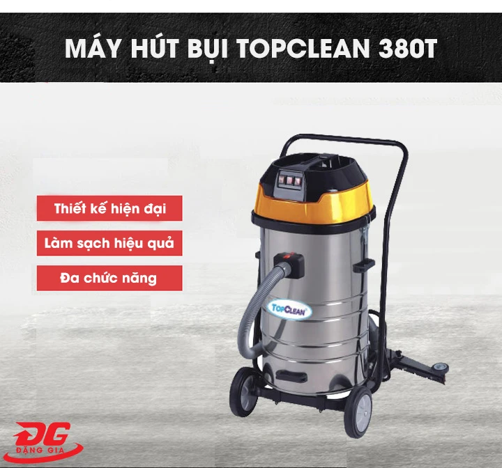 Máy hút bụi công nghiệp TopClean 380T giá rẻ