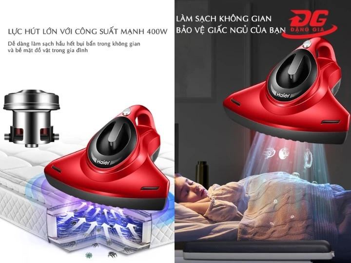 Máy hút bụi nệm, ghế Haier ZB401G