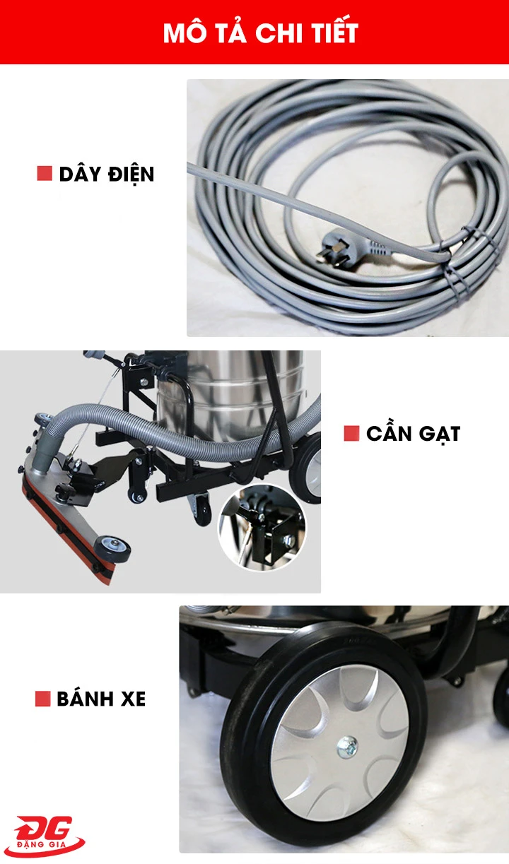 Máy hút bụi hút nước TopClean 380T