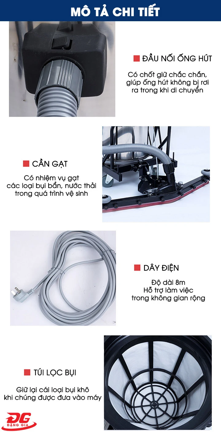 Máy hút bụi nhà xưởng Supper Clean SC 60-3