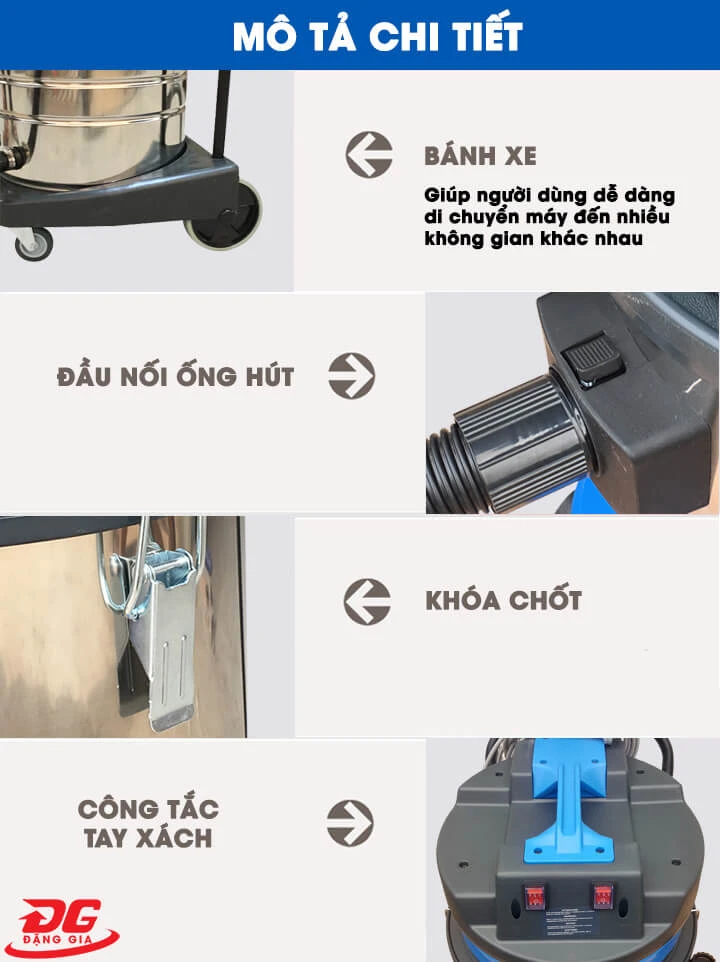Máy hút bụi nhà xưởng Supper Clean SC70