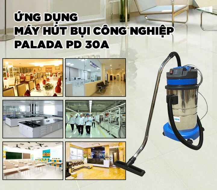 Máy hút bụi công nghiệp loại nhỏ Palada PD 30A