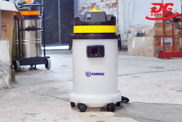 Máy hút bụi thùng nhựa Kumisai KMS 30S - màu vàng giá rẻ