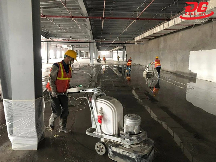 máy mài sàn bê tông ASL T1 có thể mài khô ướt