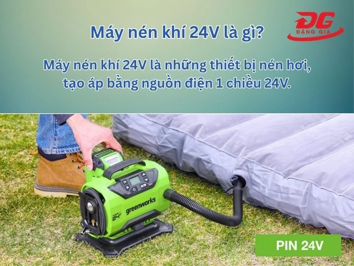 Máy nén khí 24V là gì?