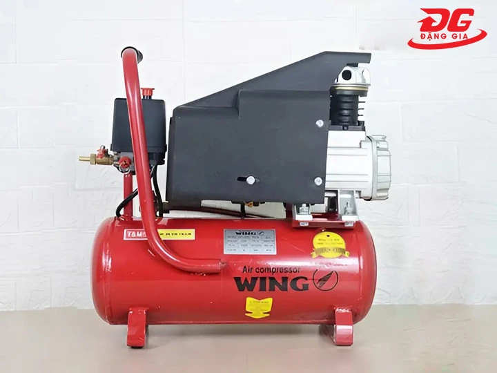 Máy nén khí đầu liền Wing TM-0.1/8 lớp sơn tĩnh điện cao cấp