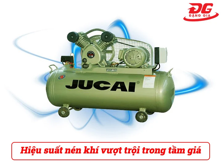 Máy nén khí Jucai hiệu suất nén khí vượt trội trong tầm giá