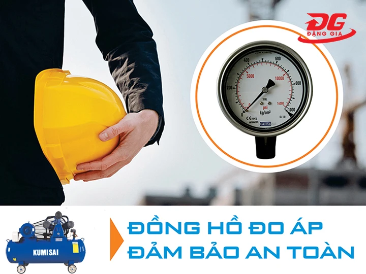 Đồng hồ đo áp suất của máy