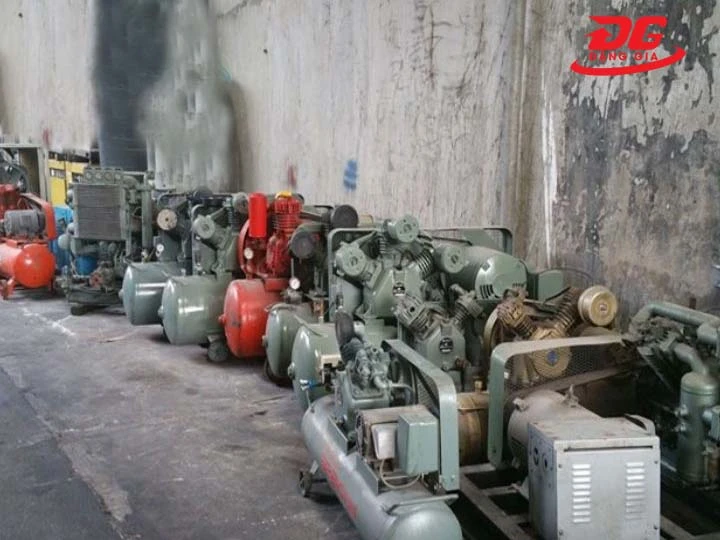 Máy nén khí Nhật bãi Hitachi chất lượng kém