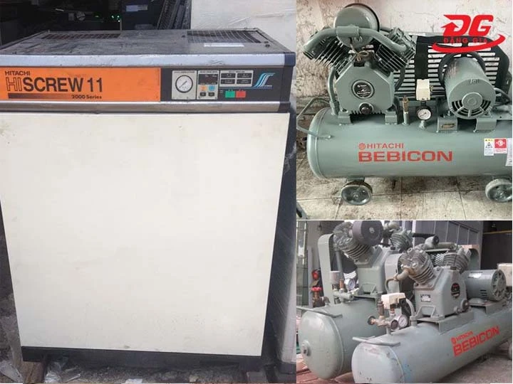 Máy nén khí Nhật bãi Hitachi
