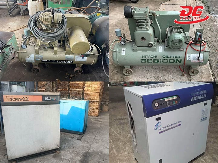 Máy nén khí Nhật bãi