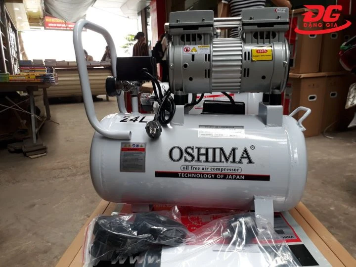 Máy nén khí Oshima 24L không dầu
