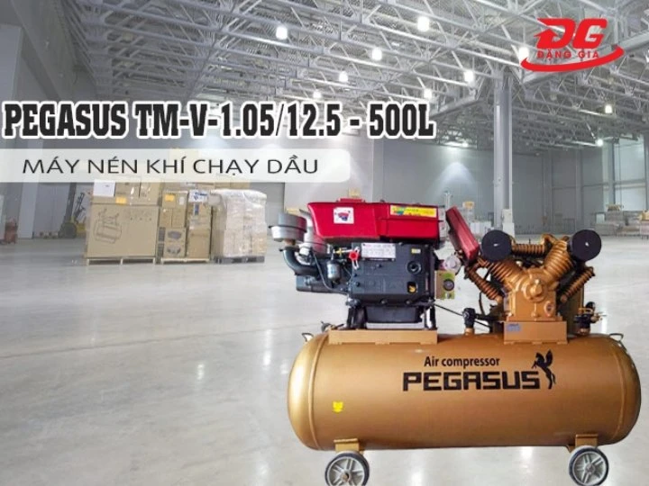 Máy nén khí Pegasus TM-V-1.05/12.5 - 500L