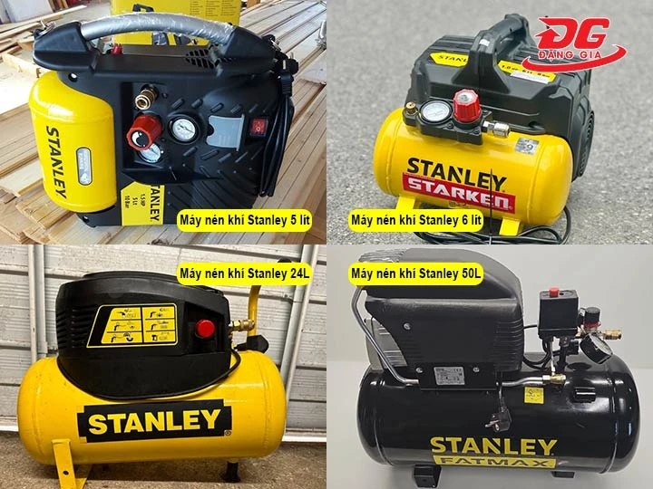 máy nén khí Stanley đa dạng dung tích