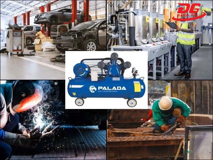 máy nén khí thổi bụi độ ồn thấp