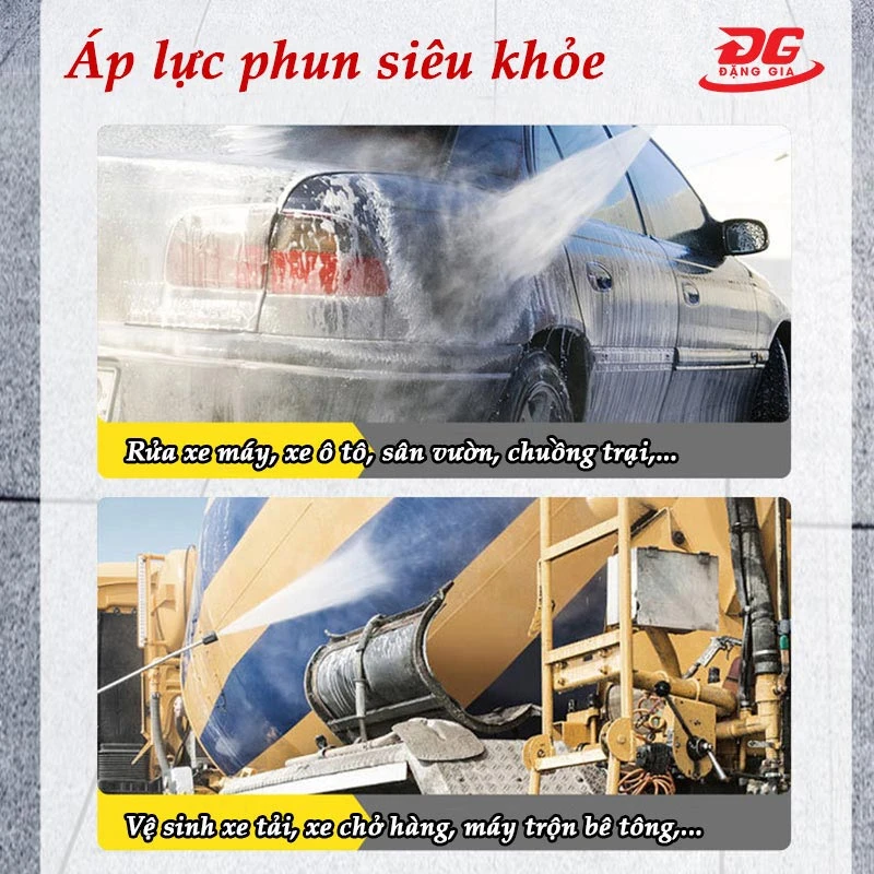 Kungfu KF 3600-7.5KW có công suất lớn, áp lực mạnh, tính ứng dụng cao
