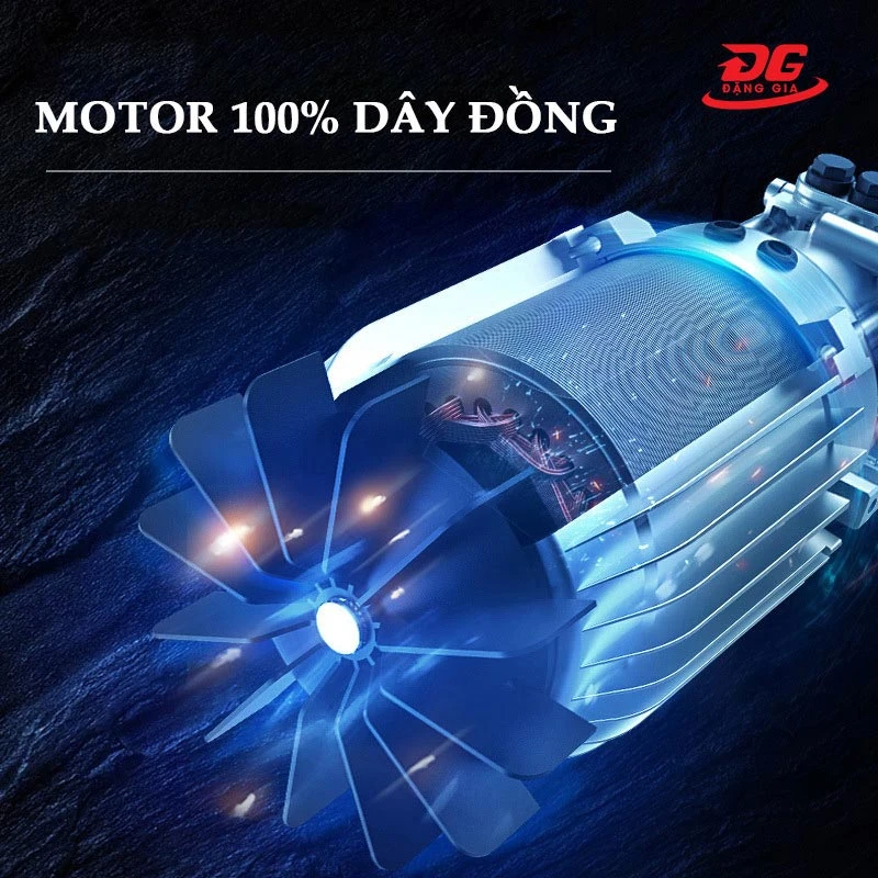 Motor quấn dây đồng làm việc bền bỉ, hiệu suất cao