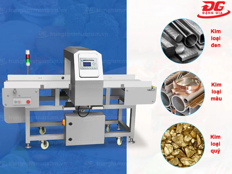 Máy quét kim loại phát hiện được nhiều vật liệu khác nhau