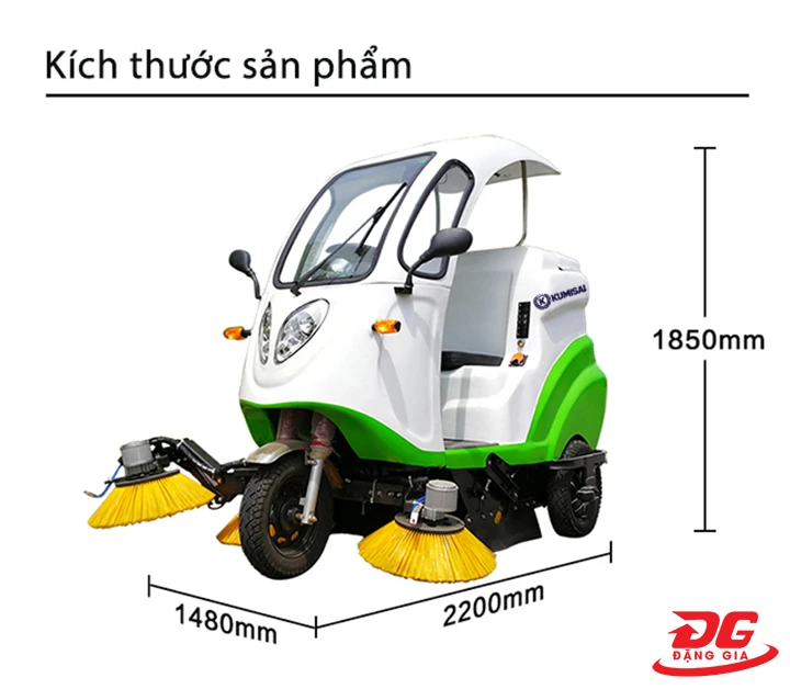 máy quét rác Kumisai KMS 120