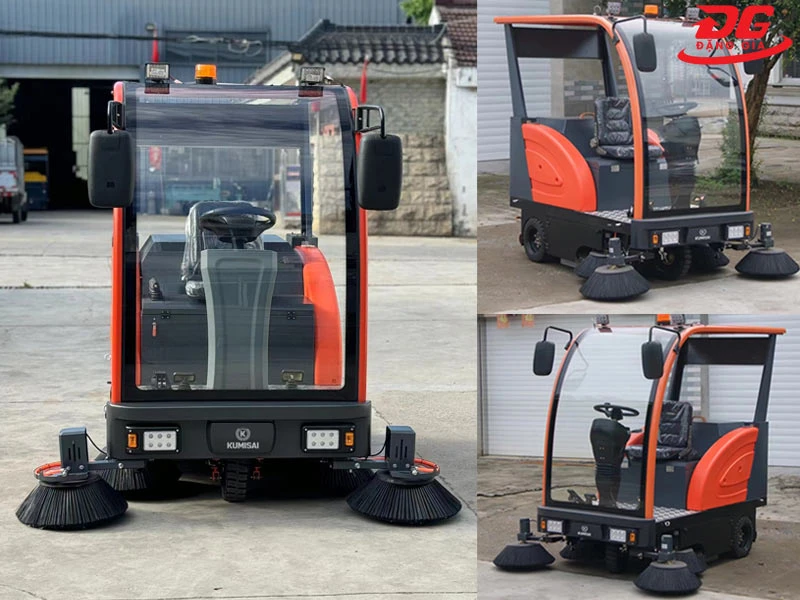 Xe quét rác ngồi lái Kumisai KMS 1900 giá rẻ