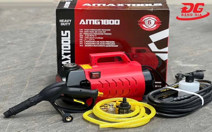 Máy rửa xe Amaxtools thiết kế thông minh
