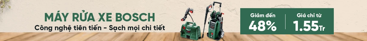 Bosch - Thương hiệu máy xịt rửa xe uy tín đến từ Đức