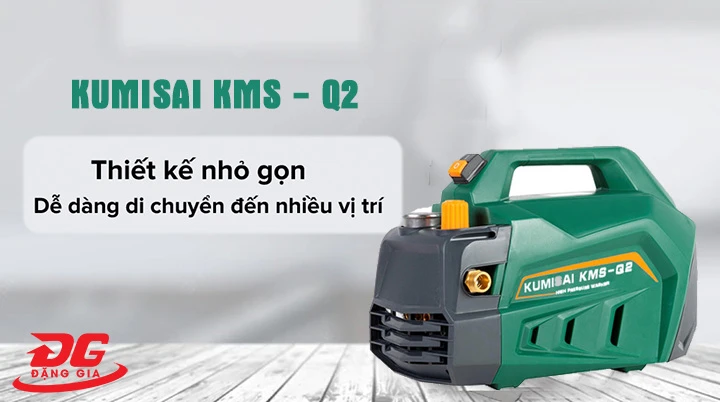 Máy rửa xe gia đình Kumisai KMS Q2 nhỏ gọn