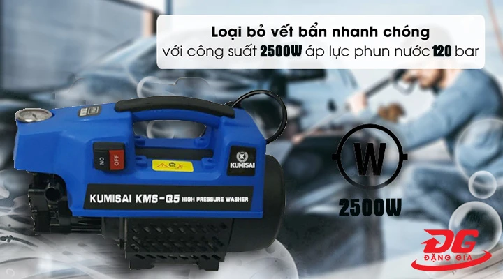 Máy rửa xe gia đình Kumisai KMS Q5 có công suất cao