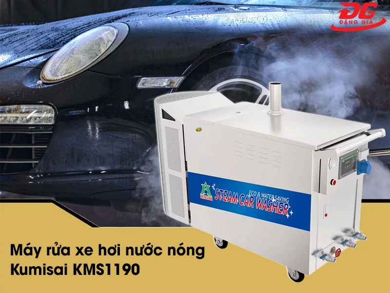 Máy rửa xe hơi nước nóng Kumisai KMS1190
