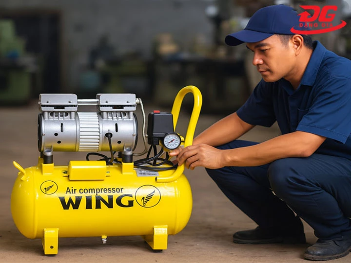 Mẹo giữ máy nén khí phun sơn bền