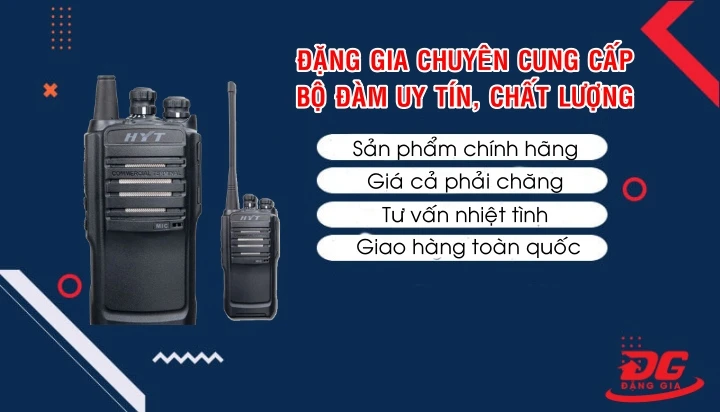 Đặng Gia là địa chỉ uy tín chuyên cung cấp bộ đàm HYT TC-508 chính hãng