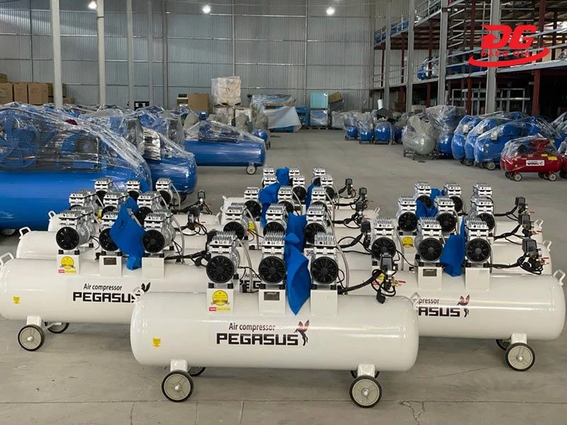 Mua máy nén khí không dầu Pegasus TM-OF750*3-70L chính hãng tại Đặng Gia