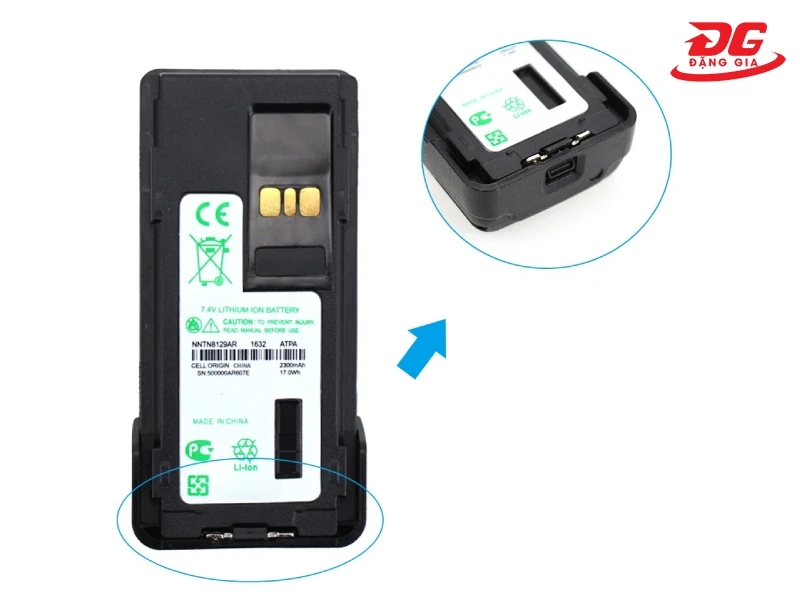 mua Pin máy bộ đàm Motorola