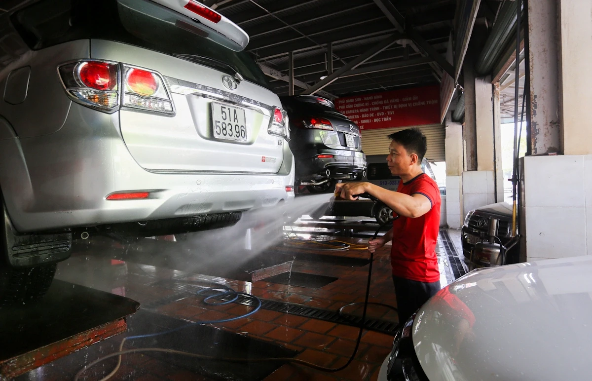 Rửa xe Nam Cường