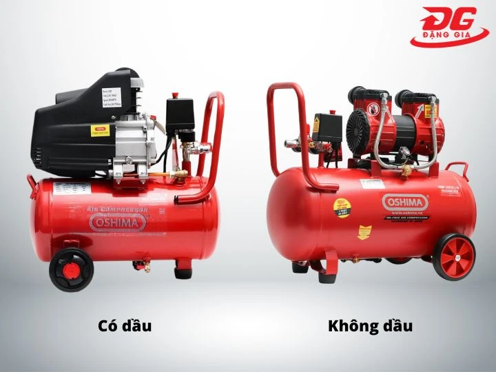 Có 2 loại máy nén khí Oshima phổ biến