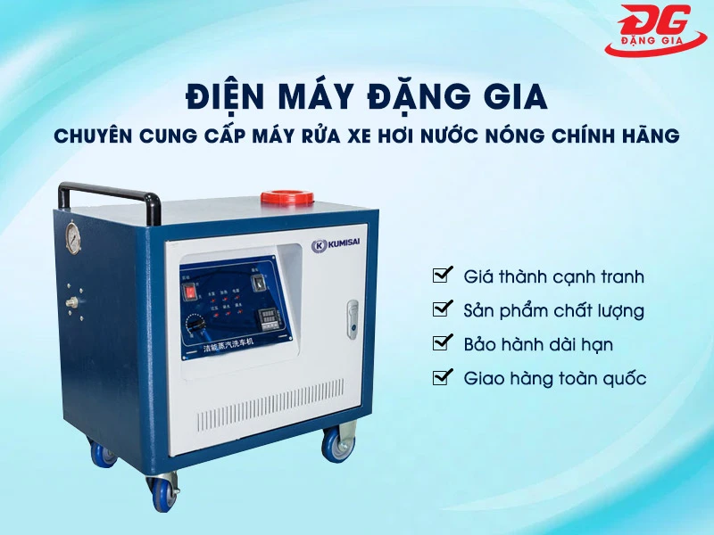 Địa chỉ bán máy rửa xe hơi nước nóng KUMISAI KMS2022 chính hãng