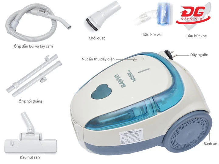 phụ kiện của máy hút bụi Sanyo