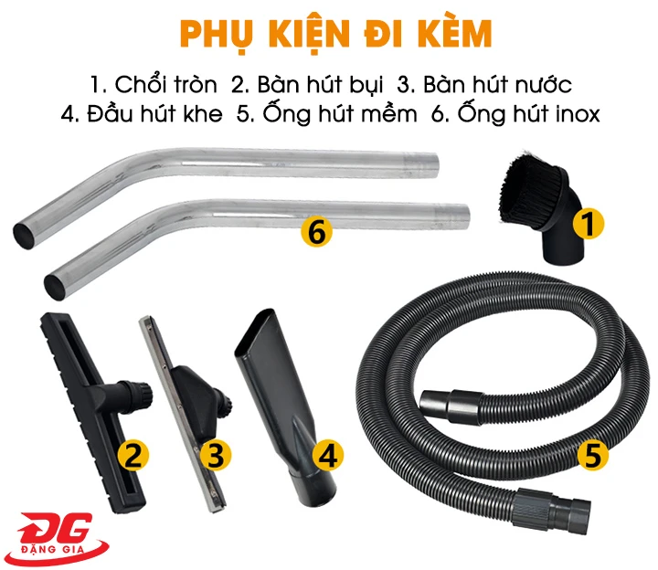 phụ kiện Máy hút bụi công nghiệp Supper Clean SC80