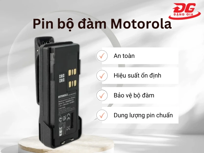 Pin máy bộ đàm Motorola chính hãng