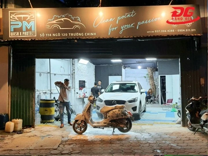 Tiệm rửa xe PM Wash x Protect Đống Đa