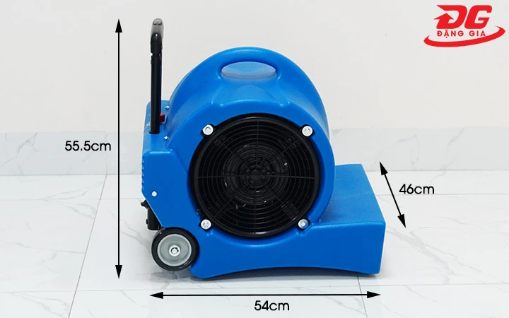 quạt sấy thảm Kumisai KMS 900 nhỏ gọn