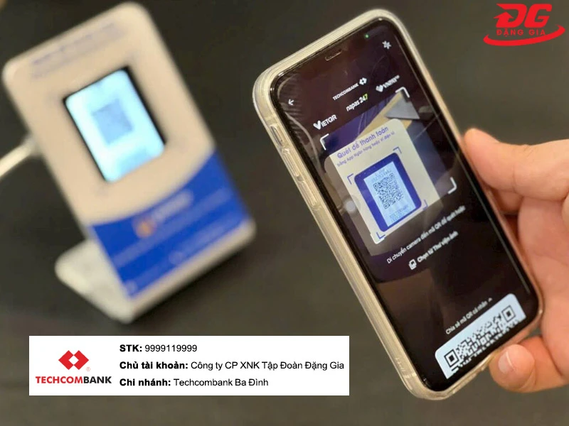 Thanh toán chuyển khoản tại Điện máy Đặng Gia