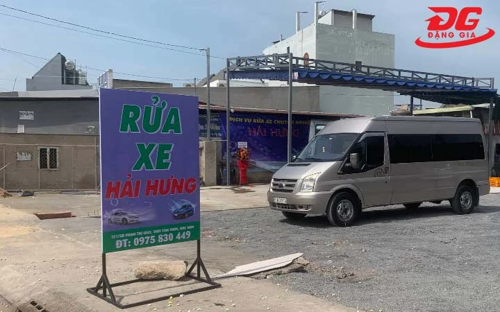 Rửa xe Hải Hưng